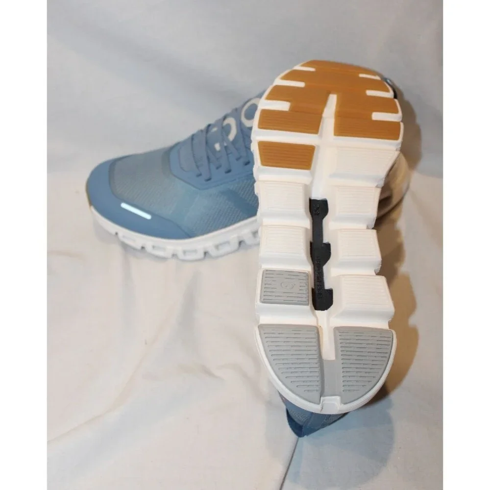 ON CLOUD WOMEN'S CLOUD 6 VERSA RUNNING ATHLETIC SNEAKERS NEW 8.5 DUST BLUE WHITE